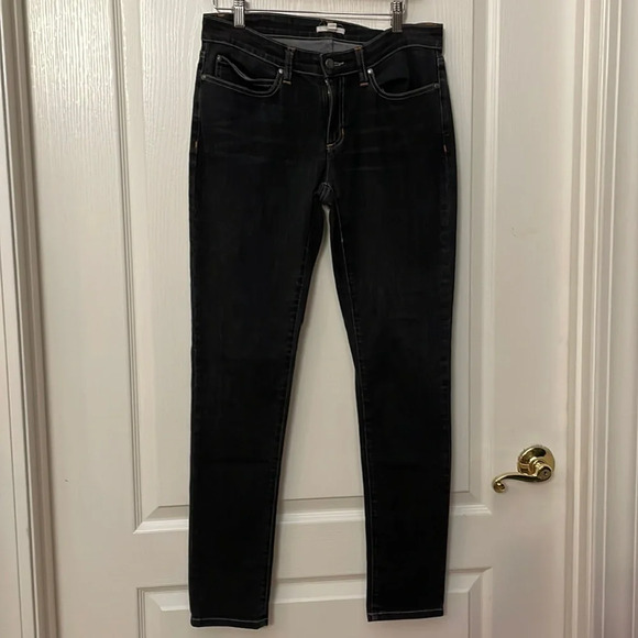 Eileen Fisher Stretch Black/Gray Jeans Size 6 - Picture 1 of 5